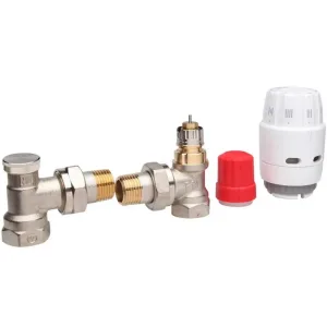 Комплект термостатичний Danfoss RAS-C2+RA-N+RLV-S 1/2", RA, кутовий
