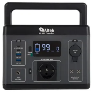 Портативна зарядна станція Altek AL 300 PowerBox 296Wh