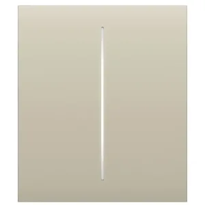 Панель вимикання світла Ajax CenterButton 2-gang for LightSwitch Jeweler Ivory