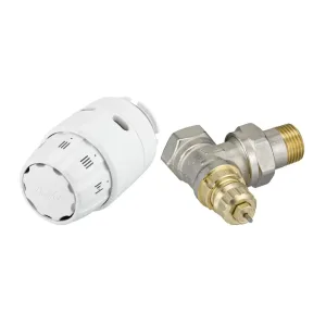 Комплект термостатичний Danfoss RA-FN + RAS-C2 1/2", RA, кутовий